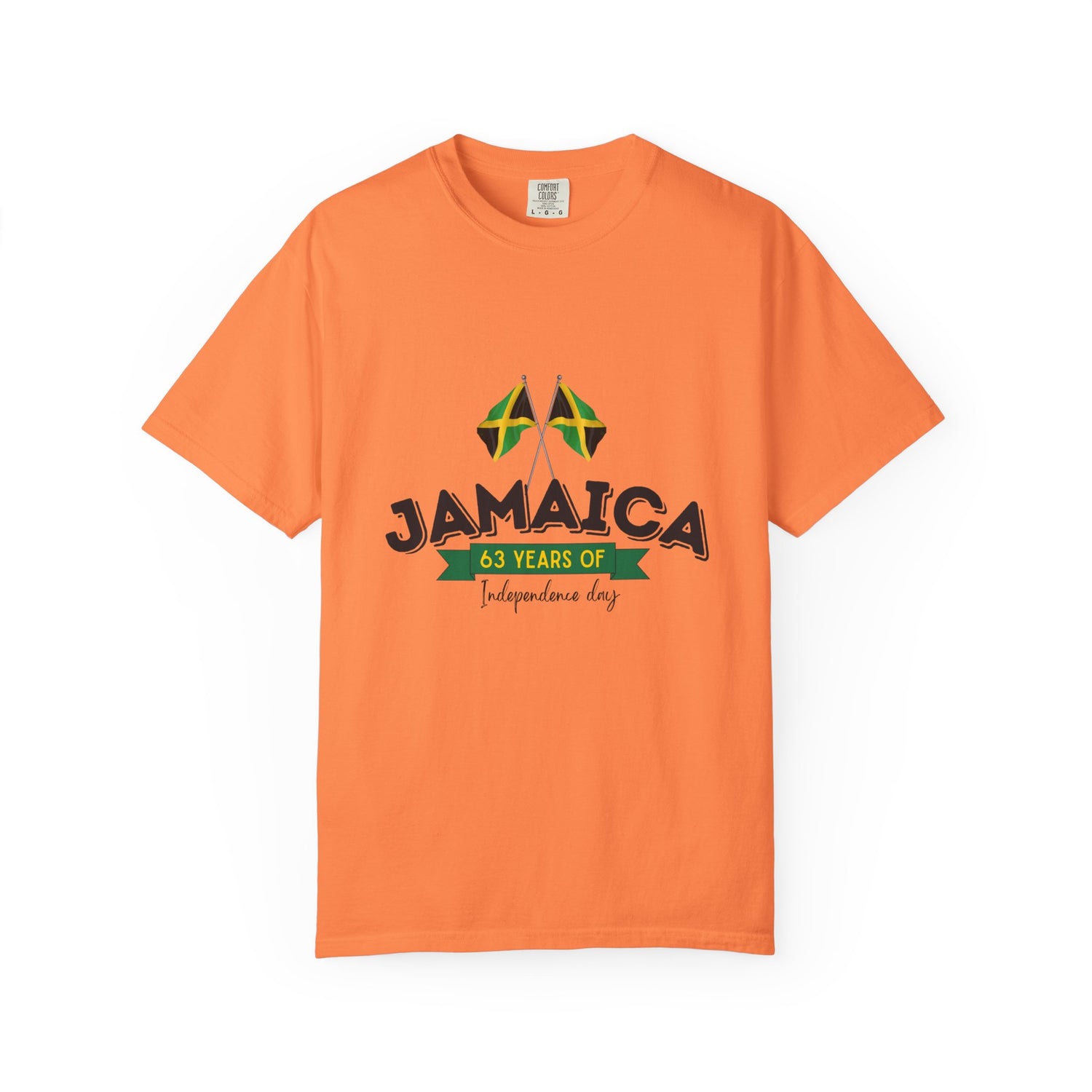 Jamaica Independence Day T-shirt, Unisex Garment-Dyed Tee, 63 Years of Celebration Shirt, Comfortable Summer Wear, Travel Souvenir