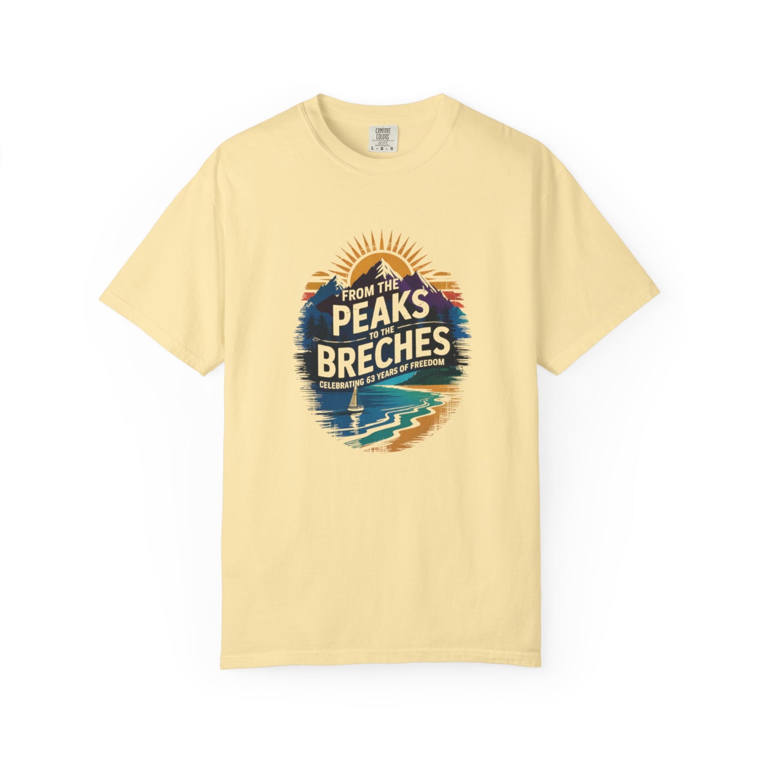 Mountain Peaks Graphic Tee, Adventure T-Shirt, Utah - Jamaica Unisex Casual Wear, Gift for Nature Lovers, Travel Apparel, Holiday Gift