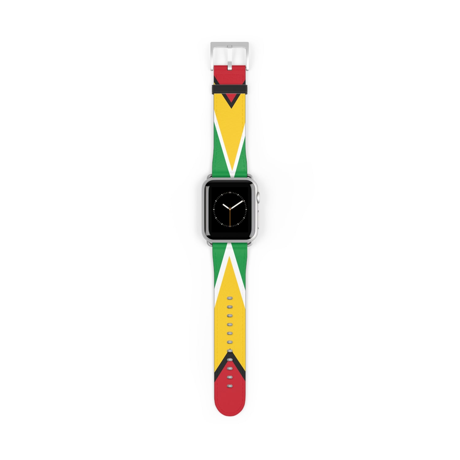 Guyana Vibrant Watch Band - Colorful Tropical Design, Fitness Tracker Strap, Fashion Accessory, Gift for Adventurers, Summer Vibe