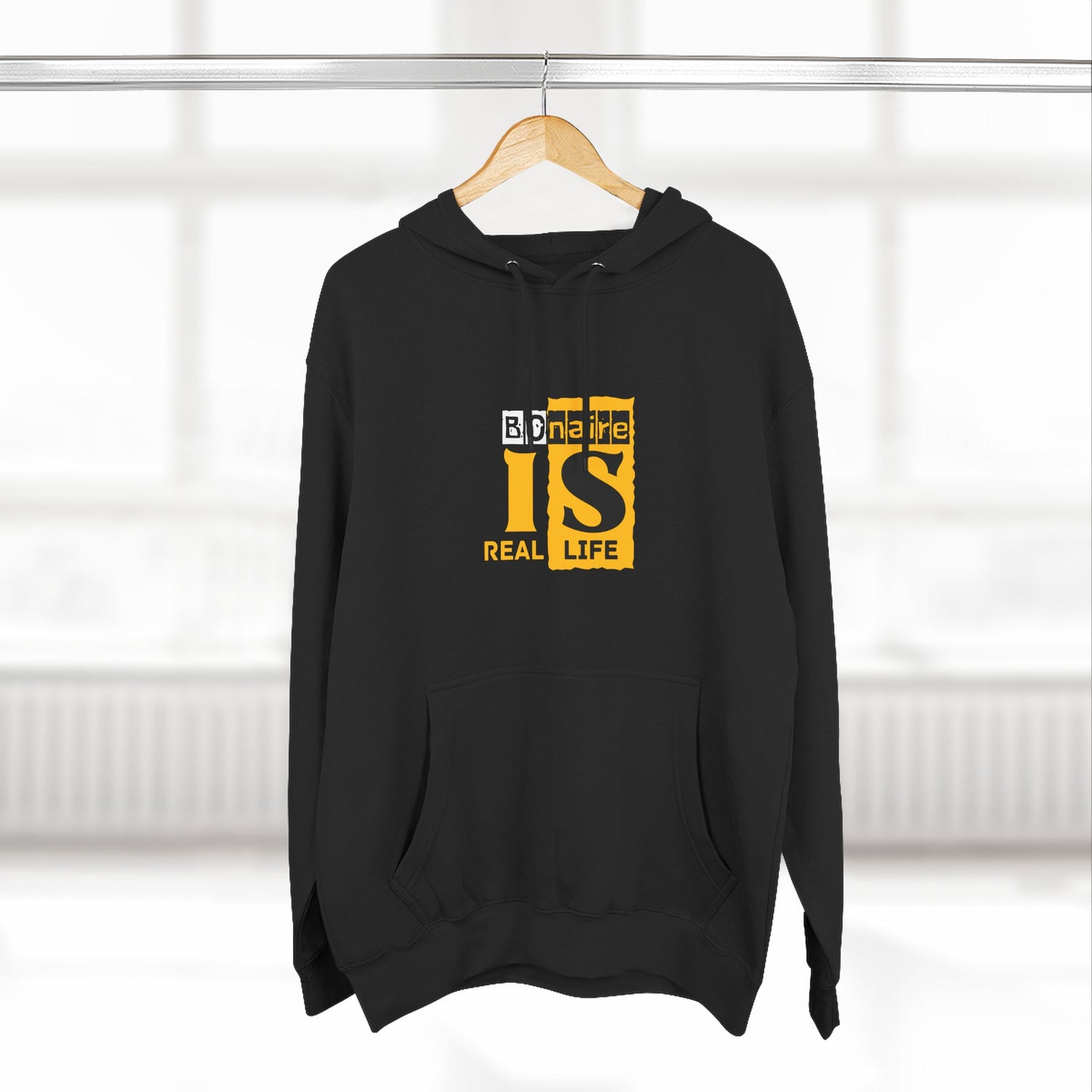 Bonaire Is Real Fleece Hoodie | Cozy & Inspirational