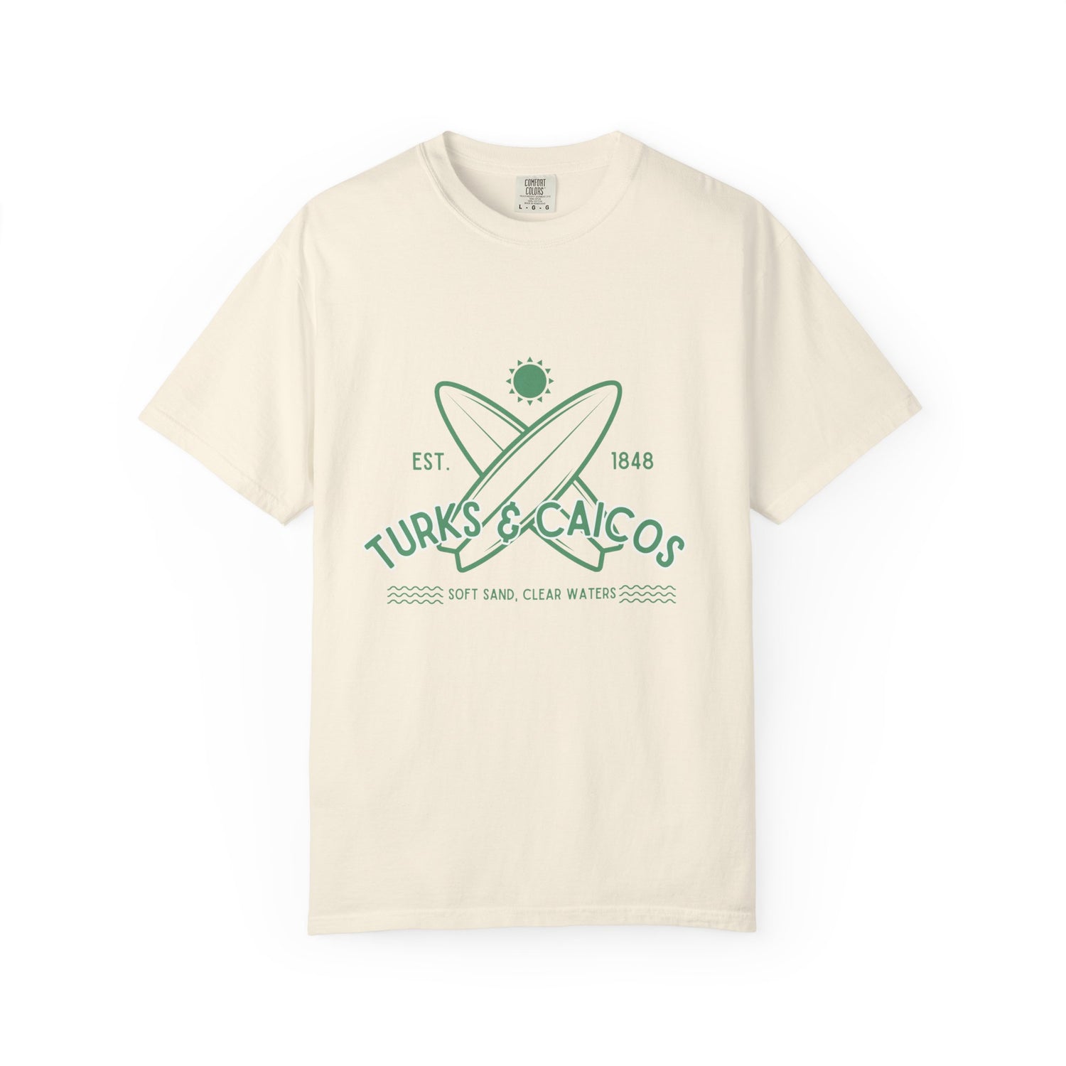 Turks & Caicos Beach Vibe T-Shirt | Unisex Garment-Dyed Tee for Relaxed Coastal Living