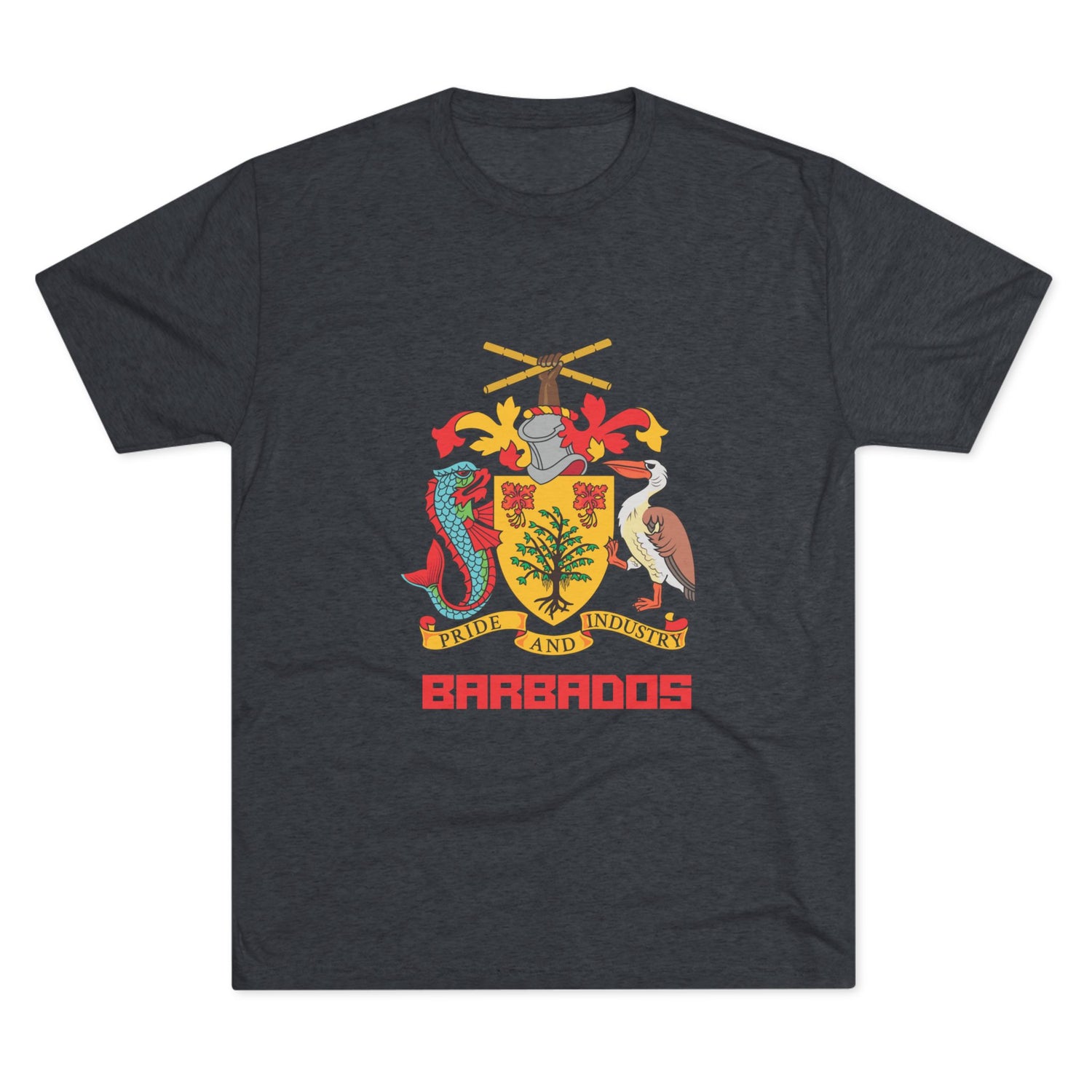 Barbados  Tri-Blend Crew T shirt