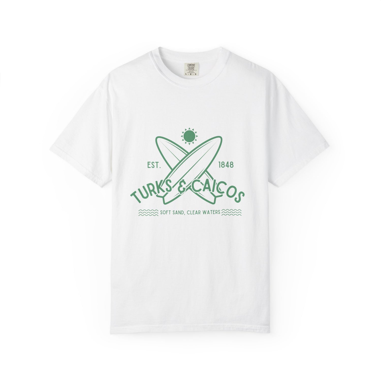 Turks & Caicos Beach Vibe T-Shirt | Unisex Garment-Dyed Tee for Relaxed Coastal Living