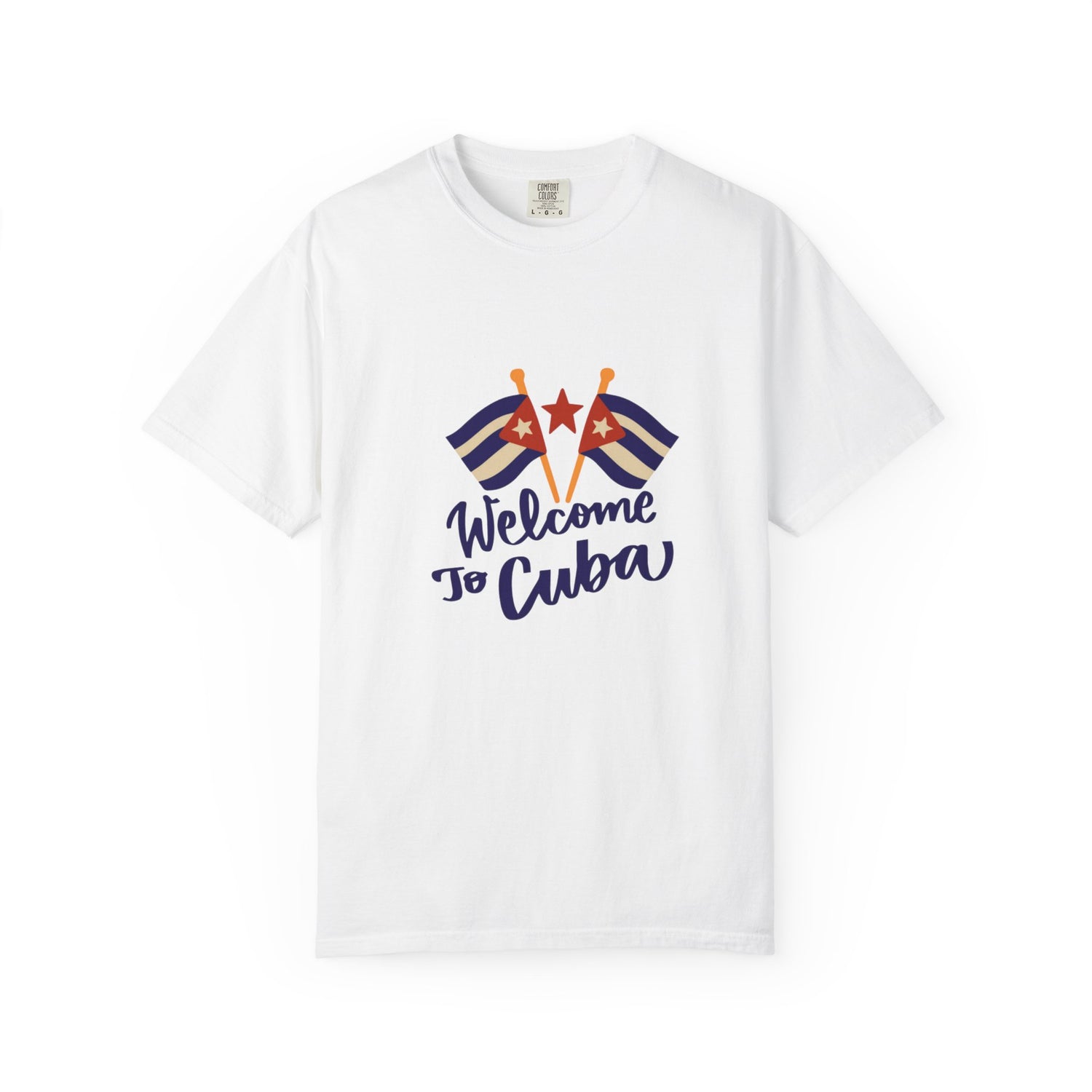 Cuba Welcome T-Shirt - Unisex Garment-Dyed Tee for Travel Lovers