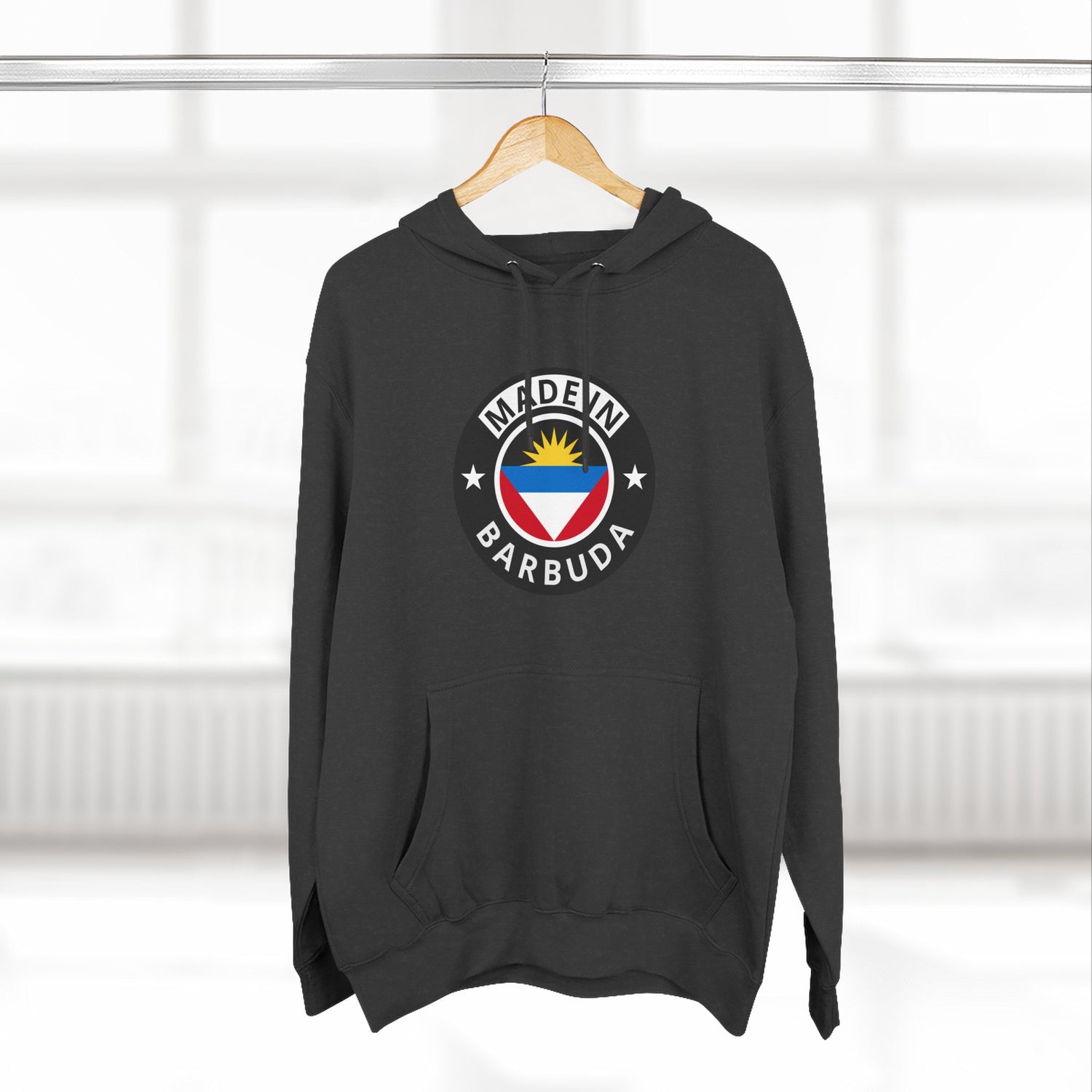 Vibrant Antigua Hoodie | Caribbean Pride & Travel Style